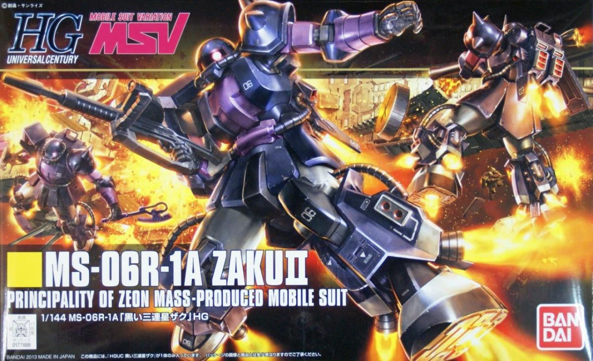 Bandai 1/144 Gundam HGUC MS-06R-1A Zaku II 2188282